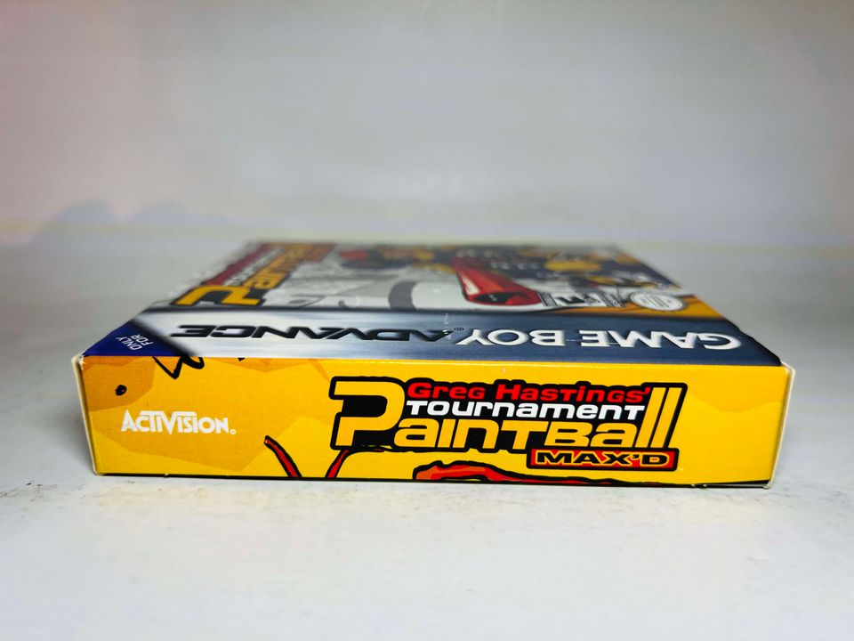 GREG HASTINGS TOURNAMENT PAINTBALL MAXED EN BOITE GAME BOY ADVANCE GBA - jeux video game-x