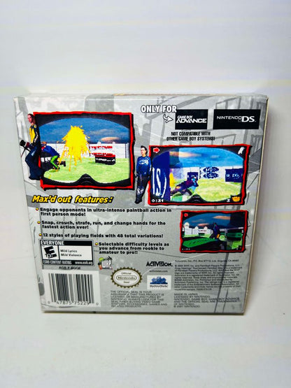 GREG HASTINGS TOURNAMENT PAINTBALL MAXED EN BOITE GAME BOY ADVANCE GBA - jeux video game-x