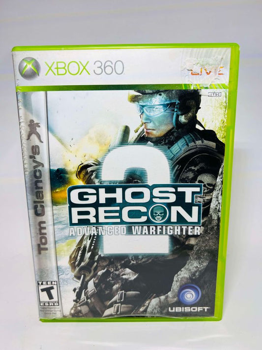 TOM CLANCY'S GHOST RECON ADVANCED WARFIGHTER 2 XBOX 360 X360 - jeux video game-x