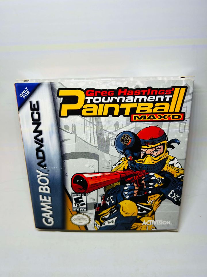 GREG HASTINGS TOURNAMENT PAINTBALL MAXED EN BOITE GAME BOY ADVANCE GBA - jeux video game-x