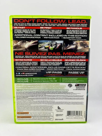 Grid 2 Limited Edition Xbox 360 X360