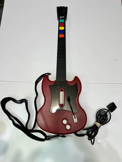 Guitare Gibson SG rouge Playstation 2 PS2