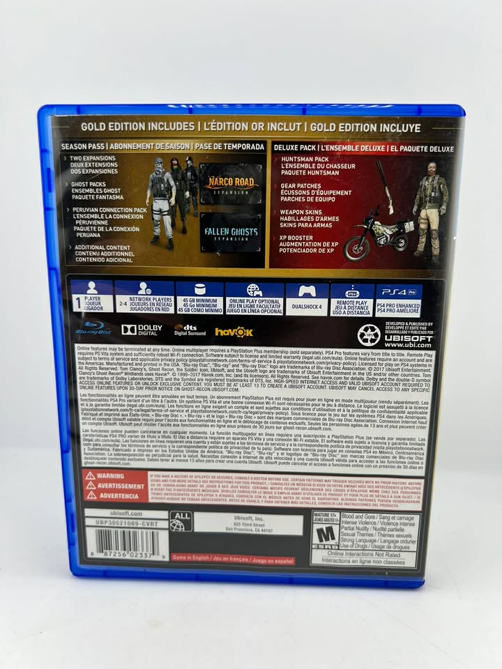 Tom Clancy's Wildlands Gold Edition Playstation 4 Ps4