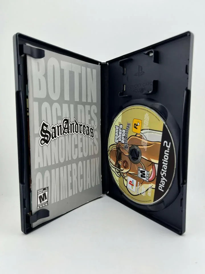 Jeu GTA San Andreas PS2 - Édition Platinum - Version PAL Complète Avec Notice