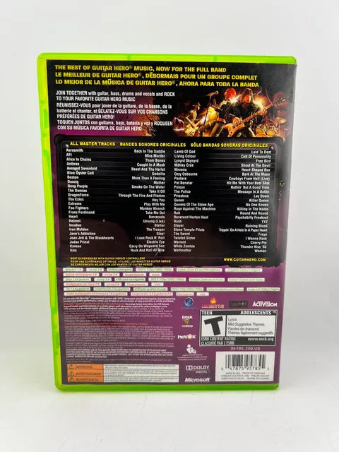 Guitar Hero Smash Hits Xbox 360 X360