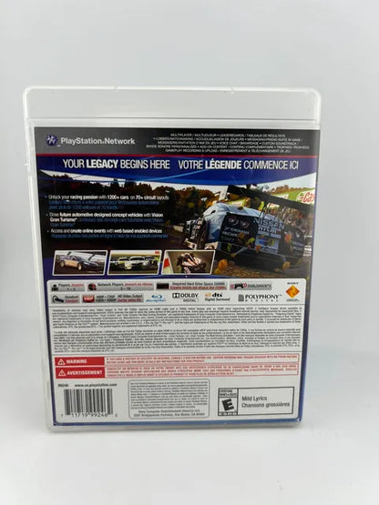 Gran Turismo 6 Playstation 3 PS3