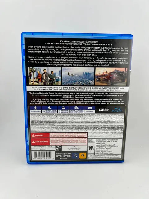 Grand Theft Auto V 5 Premium Edition Playstation 4 PS4