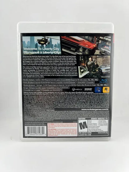 Grand Theft Auto IV 4 Playstation 3 PS3
