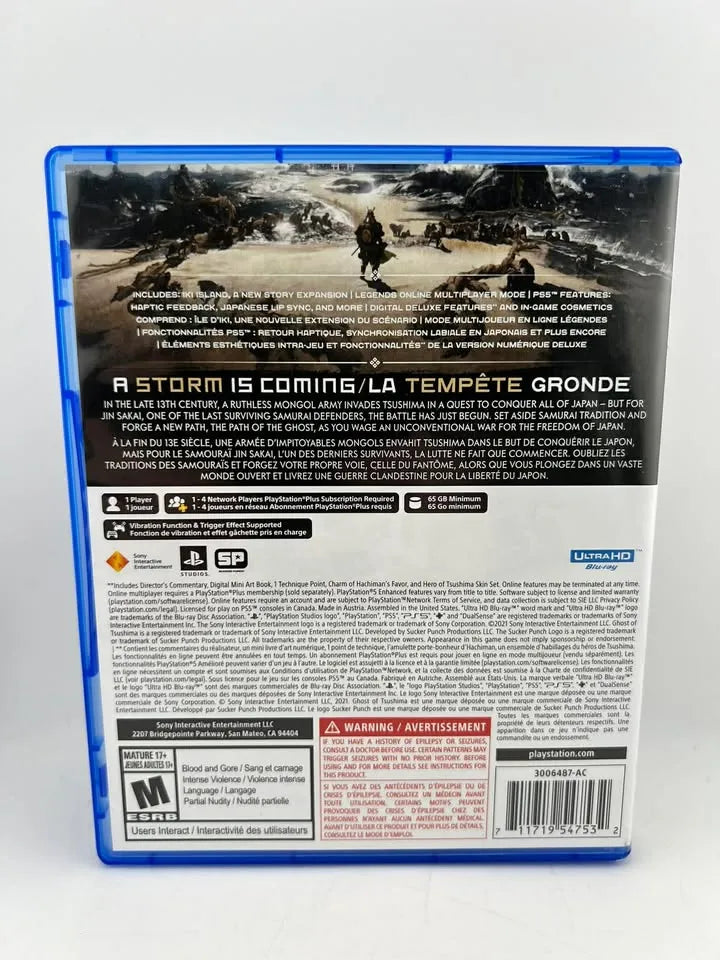 Ghost Of Tsushima: Director's Cut Playstation 5 PS5