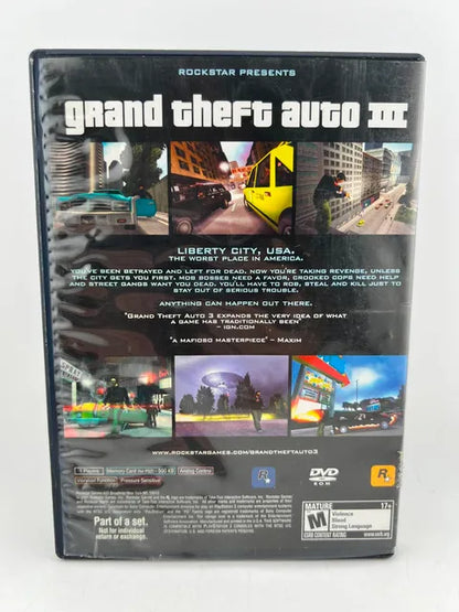 Grand Theft Auto III 3 Playstation 2 PS2