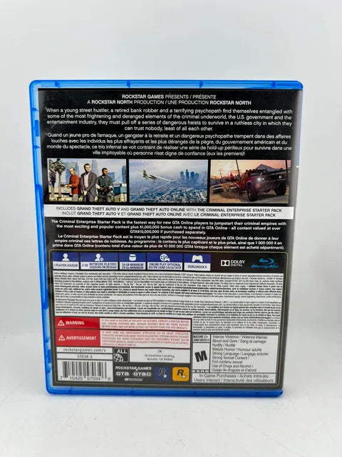 Grand Theft Auto V 5 (Premium Edition) Playstation 4 PS4