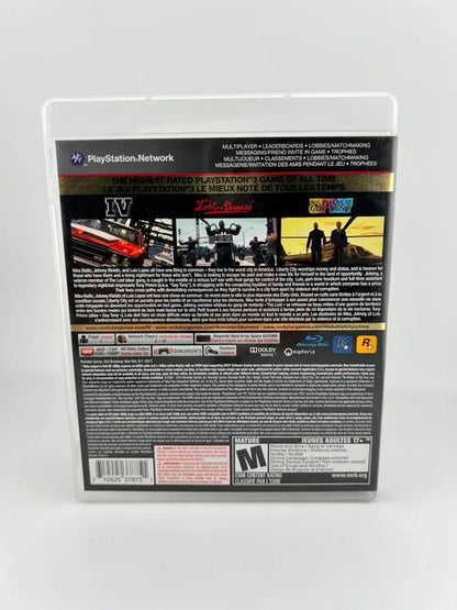 Grand Theft Auto IV 4 Complete Edition Playstation 3 PS3