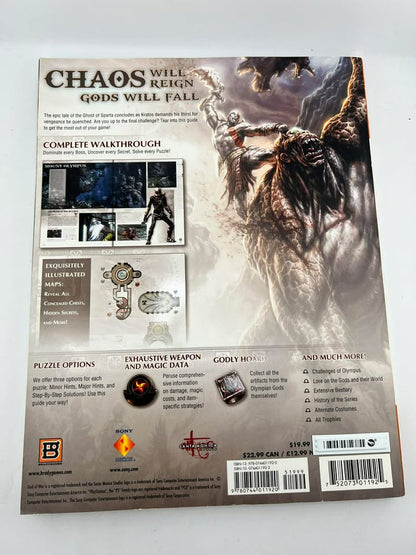 God of War III 3 BradyGames Strategy Guide