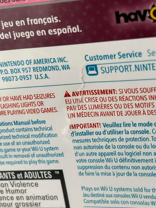 Game And Wario Nintendo WiiU