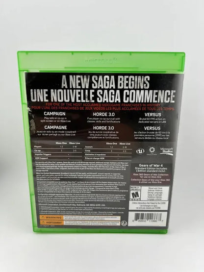 Gears of War 4 Xbox One XONE