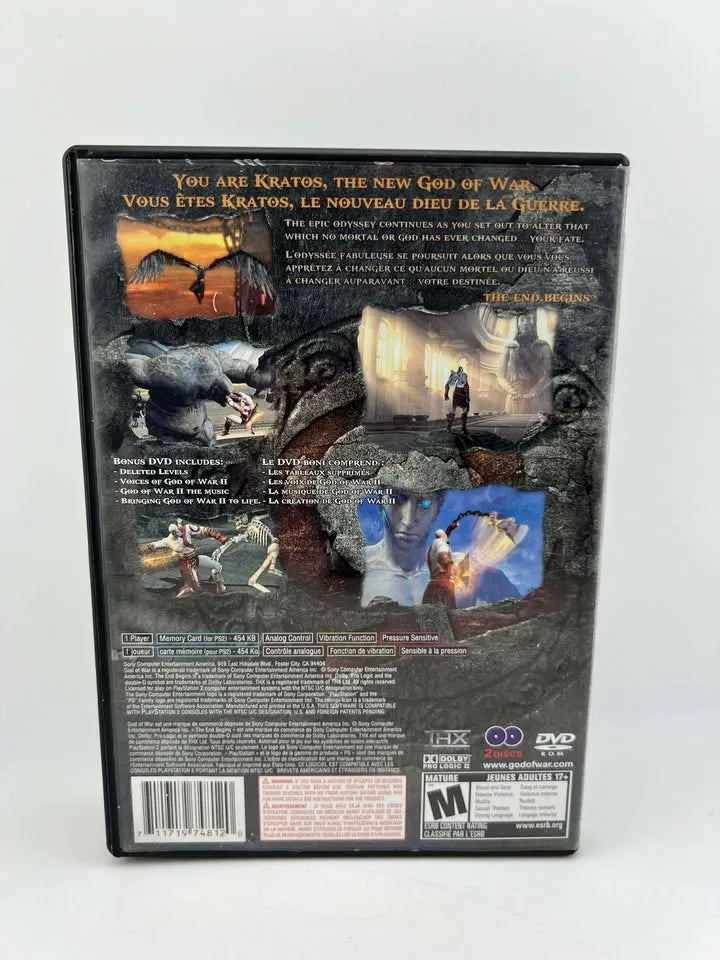 God of War II 2 Playstation 2 PS2