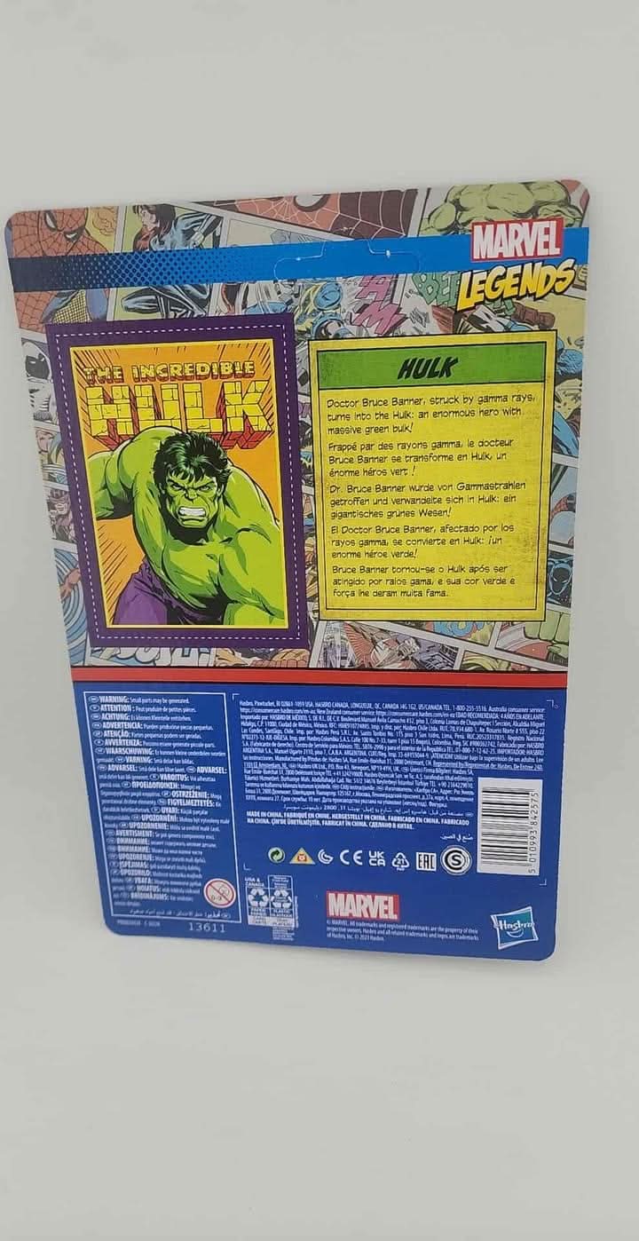 FIGURINE Marvel: Legends Series the Incredible Hulk Kids Toy Action Figure Hasbro