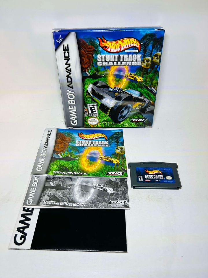 HOT WHEELS STUNT TRACK CHALLENGE EN BOITE GAME BOY ADVANCE GBA - jeux video game-x