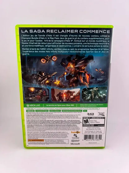 Halo 4 Game Of The Year Edition Version Française Xbox 360 X360