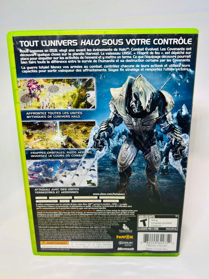 HALO WARS VERSION FRANÇAISE XBOX 360 X360 - jeux video game-x