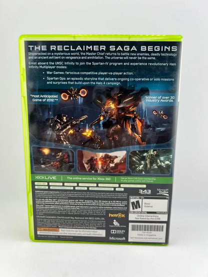 Halo 4 Not For Resale Xbox 360 X360