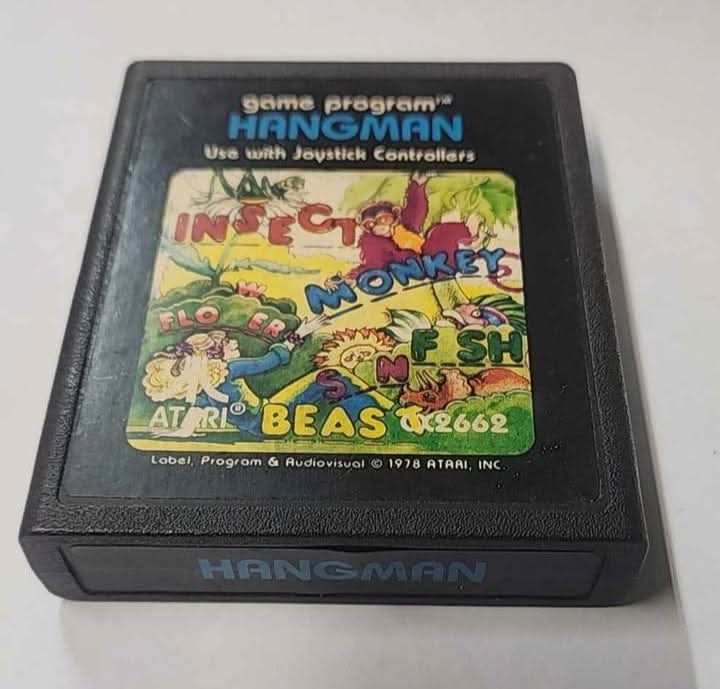 HANGMAN (ATARI 2600) jeux video game-x