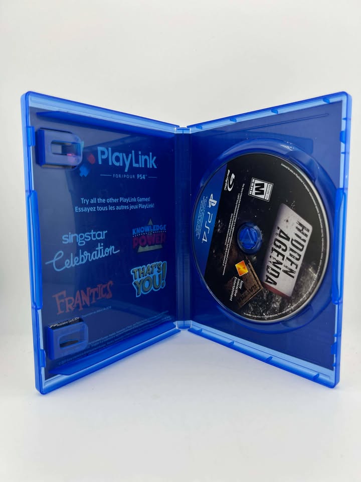 Hidden Agenda Playstation 4 PS4