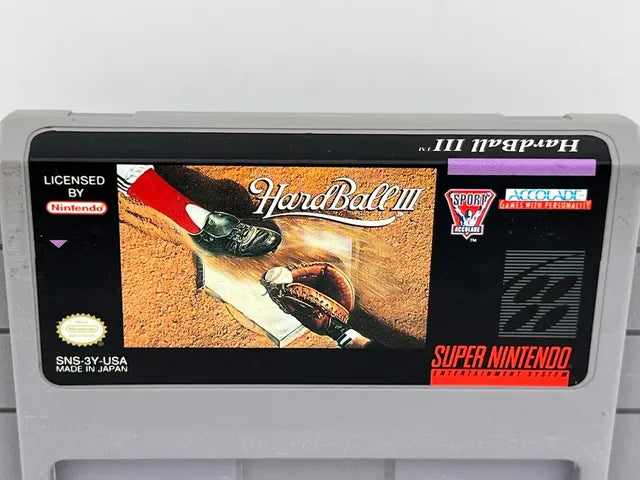 HardBall III 3 Super Nintendo SNES
