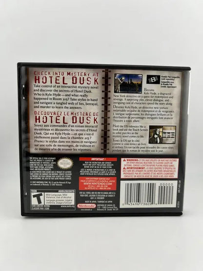 Hotel Dusk Room 215 Nintendo DS