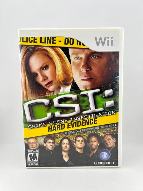 CSI Hard Evidence Nintendo WII