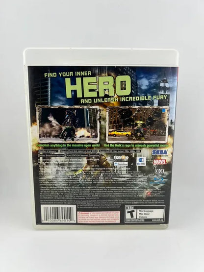 The Incredible Hulk Playstation 3 PS3