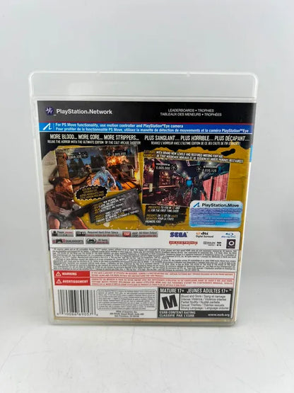 The House Of The Dead Overkill Extended Cut Playstation 3 PS3