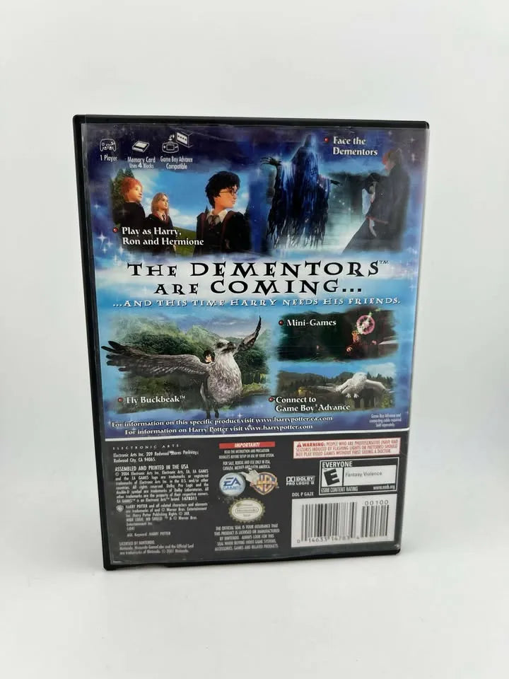 Harry Potter Prisoner Of Azkaban Nintendo Gamecube Ngc