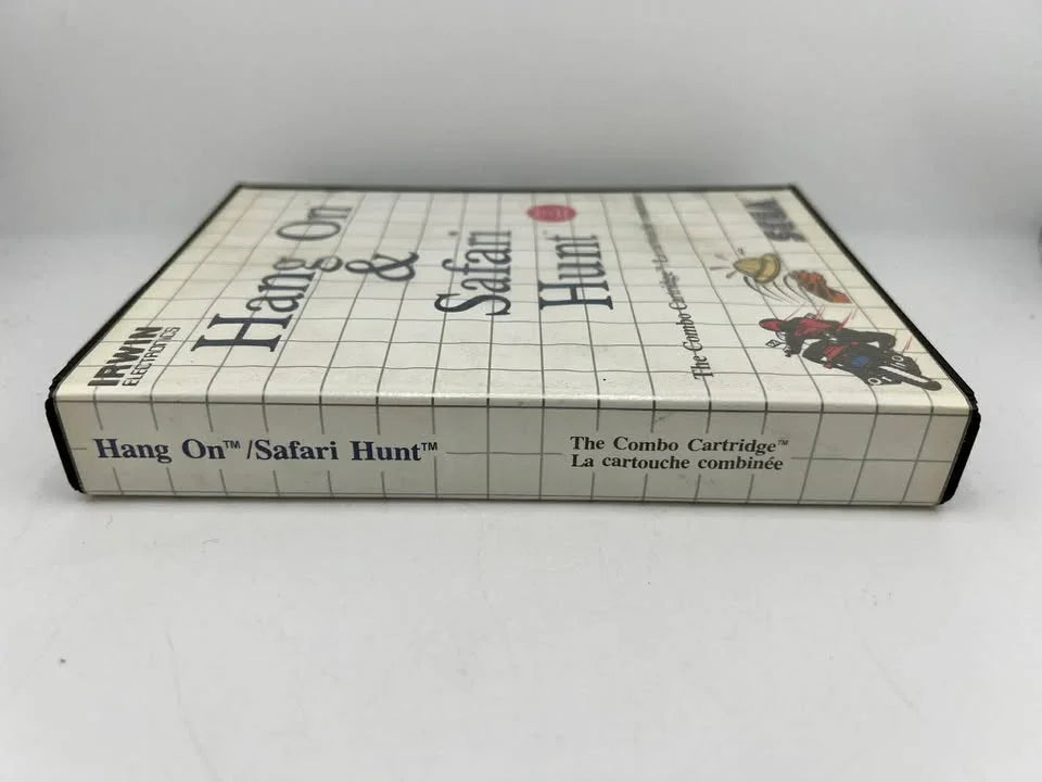 HANG-ON AND SAFARI HUNT SEGA MASTER SYSTEM SMS
