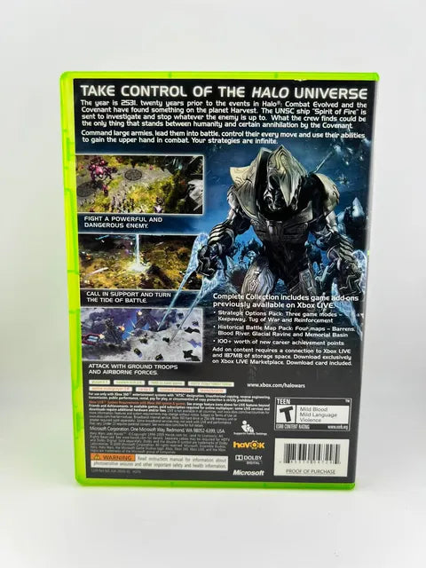 Halo Wars Platinum Hits Xbox 360 X360