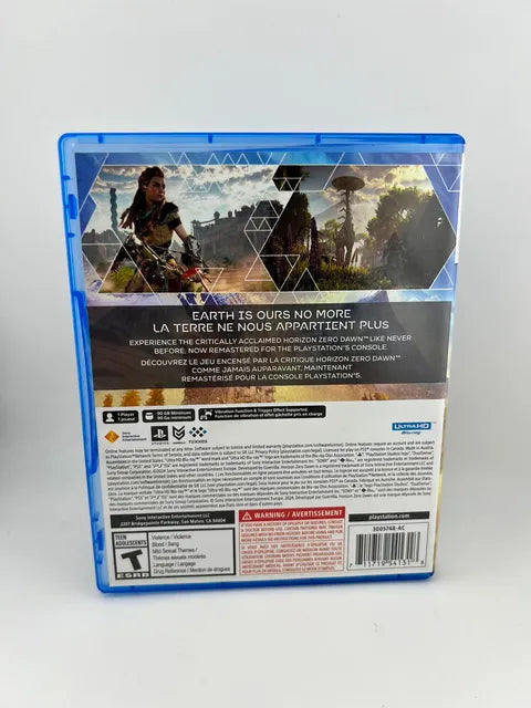 Horizon Zero Dawn Remastered Playstation 5 PS5