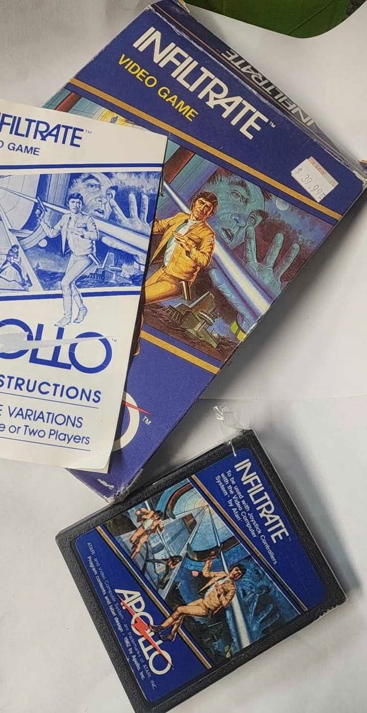 Infiltrate  atari 2600 jeux video game-x