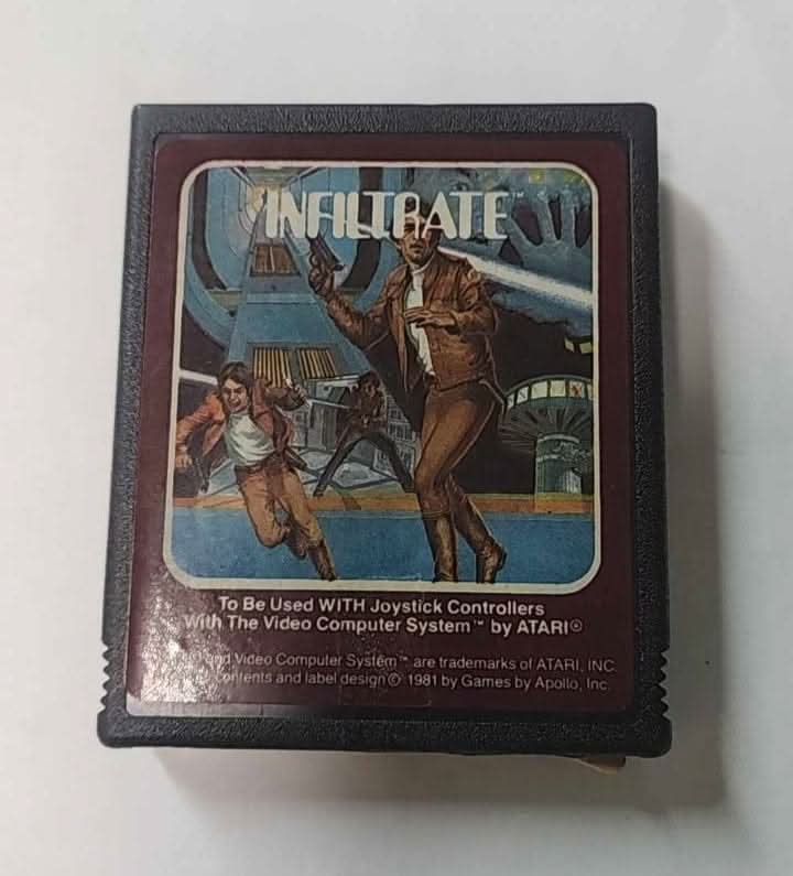 Infiltrate  atari 2600 jeux video game-x