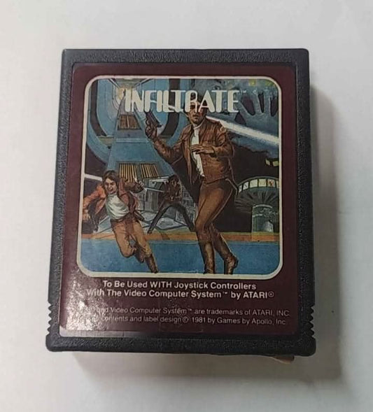 Infiltrate  atari 2600 jeux video game-x