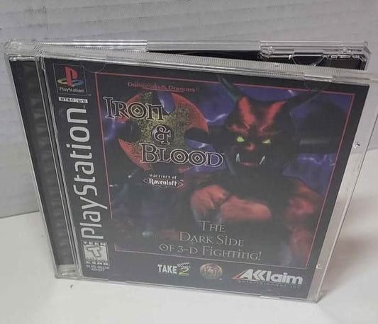 Advanced Dungeons And Dragons Iron and Blood Playstation PS1 ACCLAIM