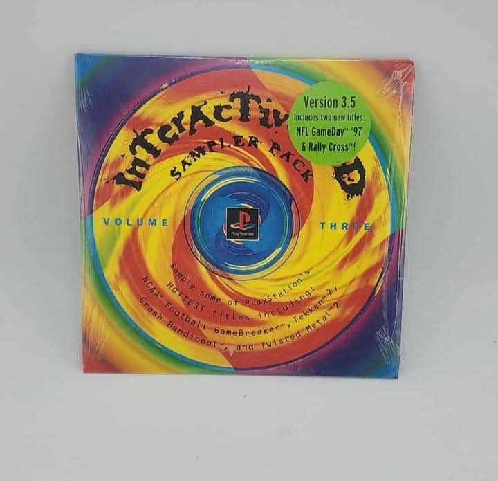 Interactive CD Sampler Disk Volume 3 Playstation PS1 sony