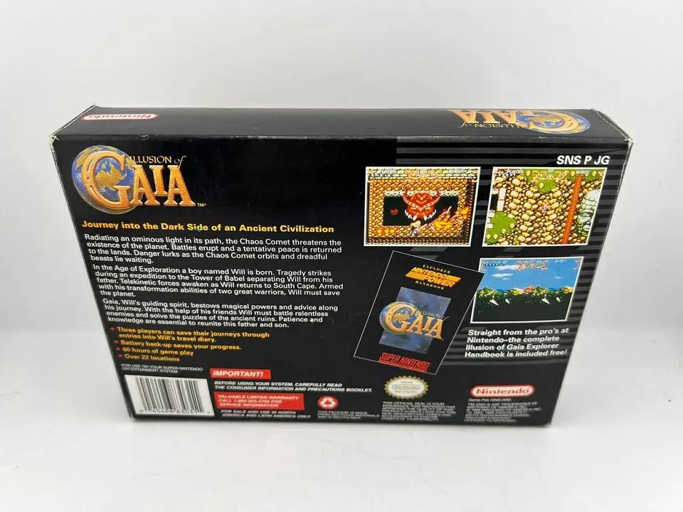 Illusion of Gaia Super Nintendo SNES