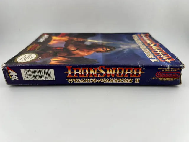 Iron Sword Wizards and Warriors II 2 Nintendo NES