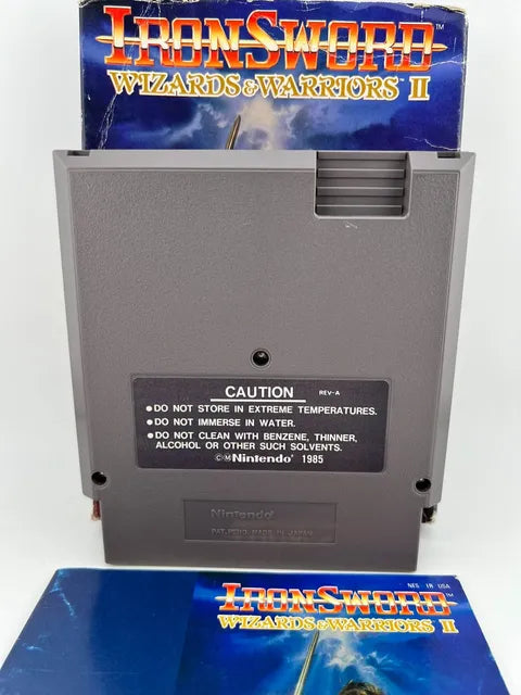 Iron Sword Wizards and Warriors II 2 Nintendo NES