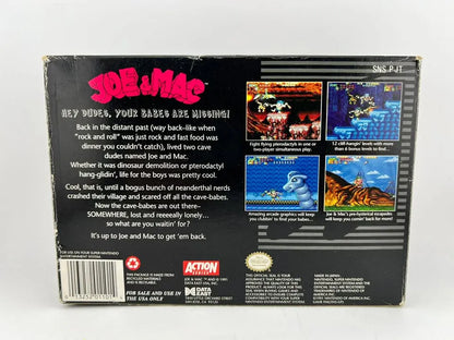 Joe and Mac Super Nintendo Snes