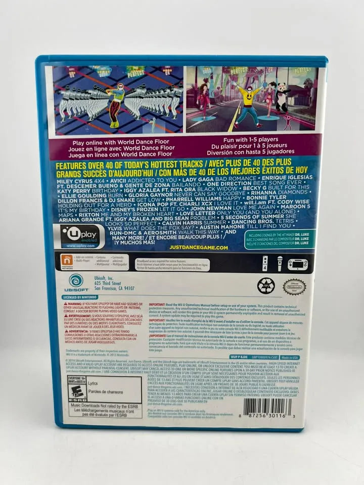 Just Dance 2015 Nintendo WiiU