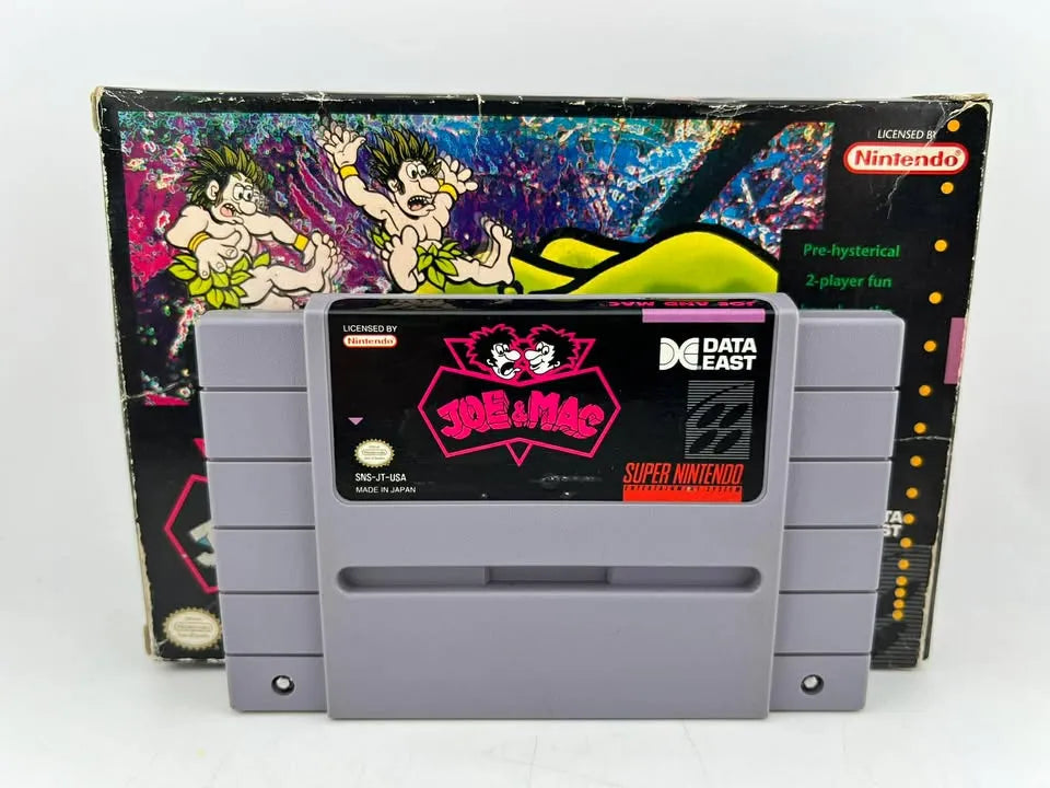 Joe and Mac Super Nintendo Snes