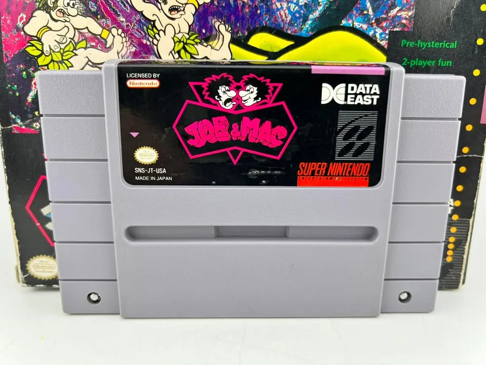 Joe and Mac Super Nintendo Snes