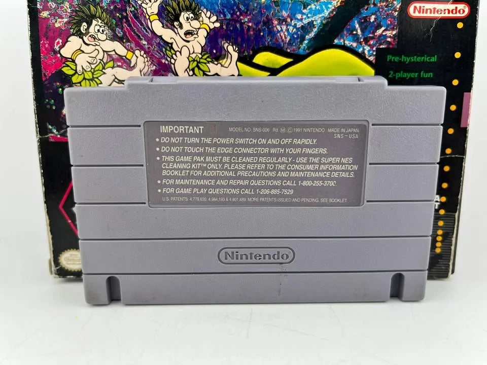 Joe and Mac Super Nintendo Snes