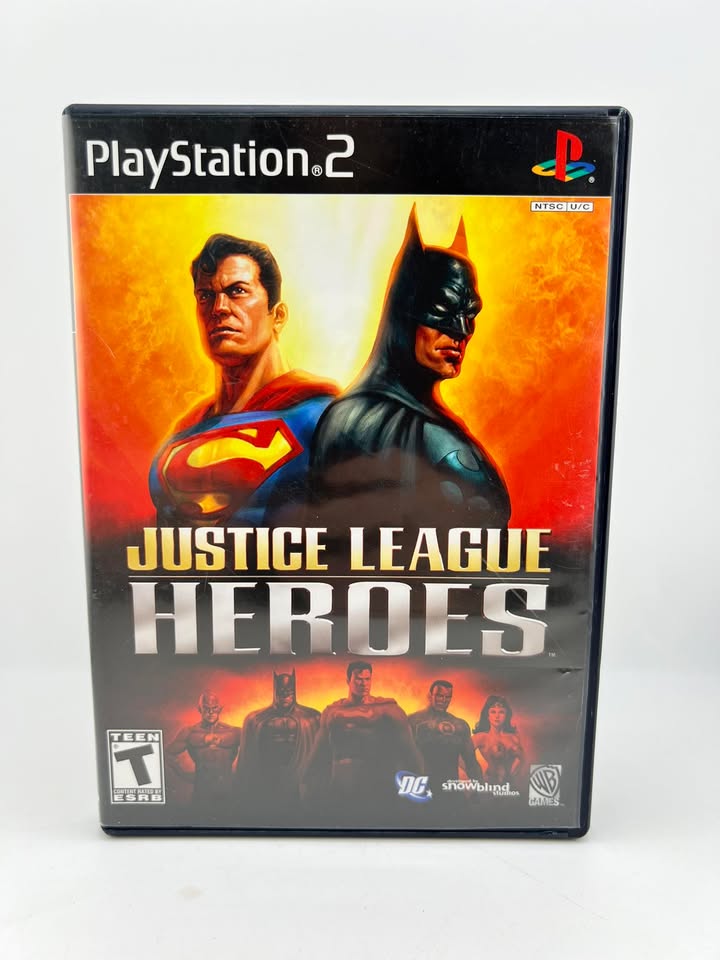 Justice League Heroes Playstation 2 PS2